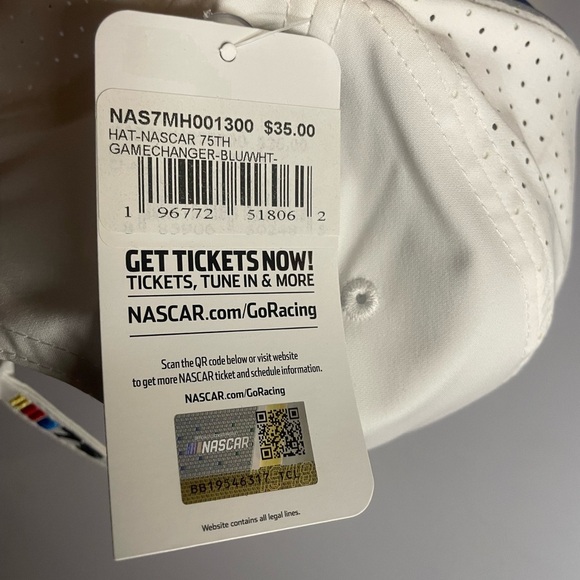 NASCAR 75th Anniversary Blue Cap - Picture 6 of 6